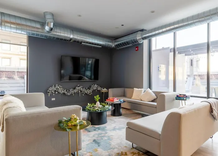 Апартаменты Loop 1br W Gym Roofdeck Nr Financial District Chi-201 Чикаго
