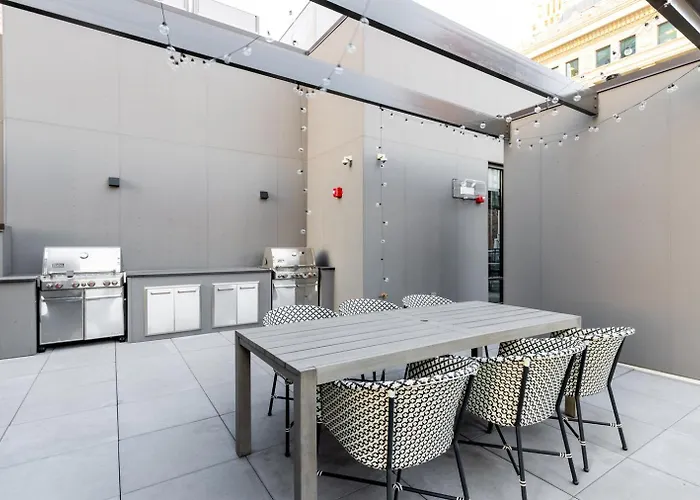 Loop 1br W Gym Roofdeck Nr Financial District Chi-201 Апартаменты Чикаго