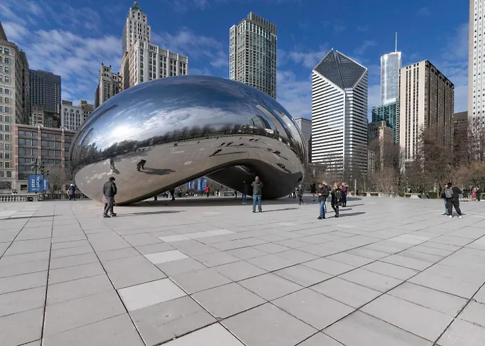 Loop 1br W Gym Roofdeck Nr Financial District Chi-201 * Чикаго