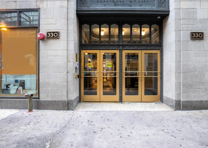 Апартаменты Loop 1br W Gym Roofdeck Nr Financial District Chi-201 *